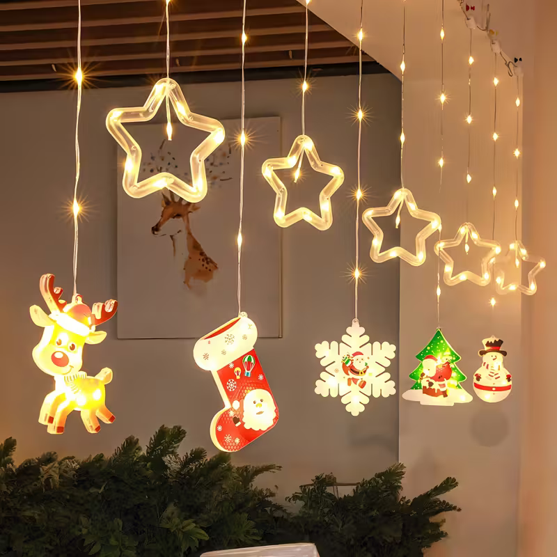 LED Christmas Curtain Lights