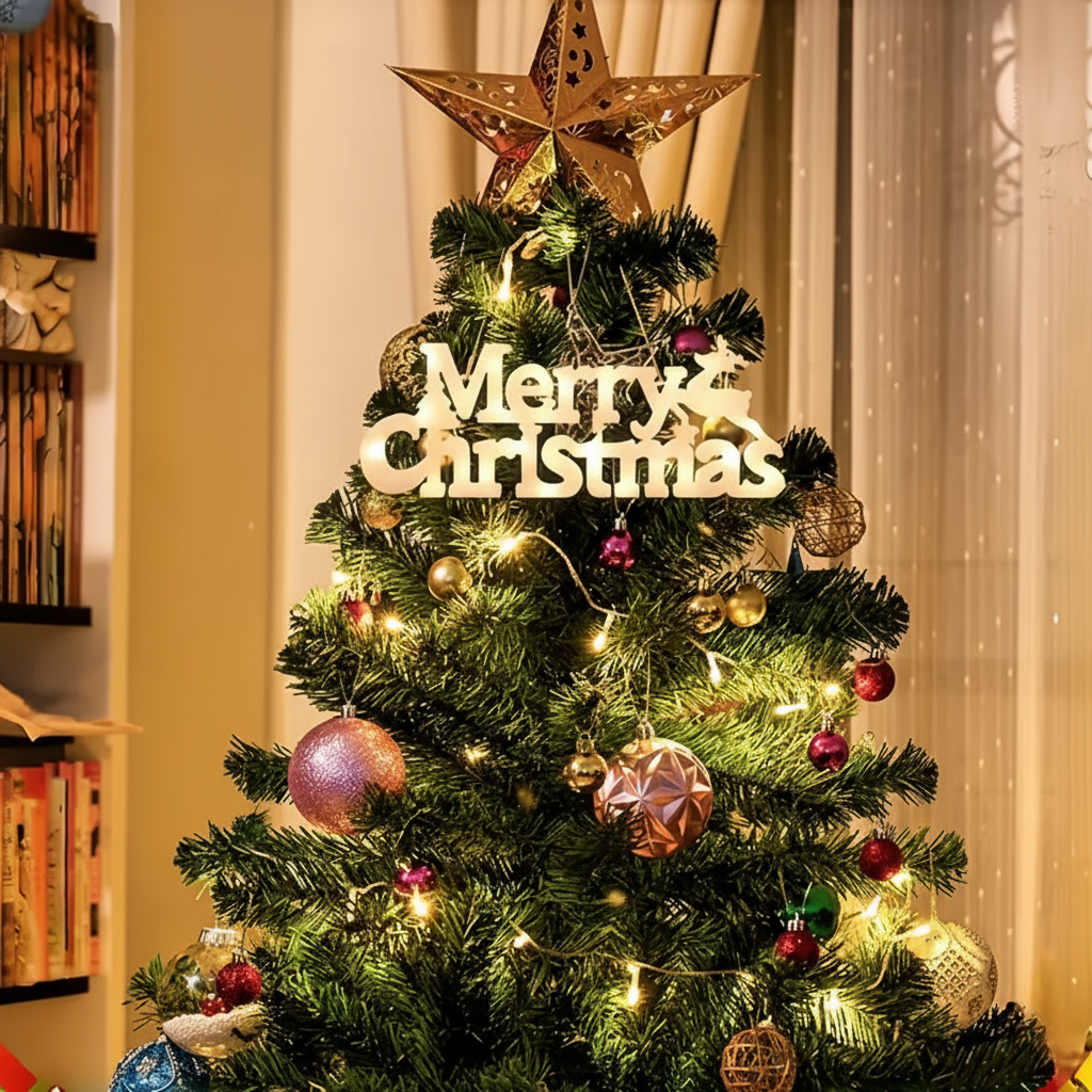 LED "Merry Christmas" Light-Up Sign