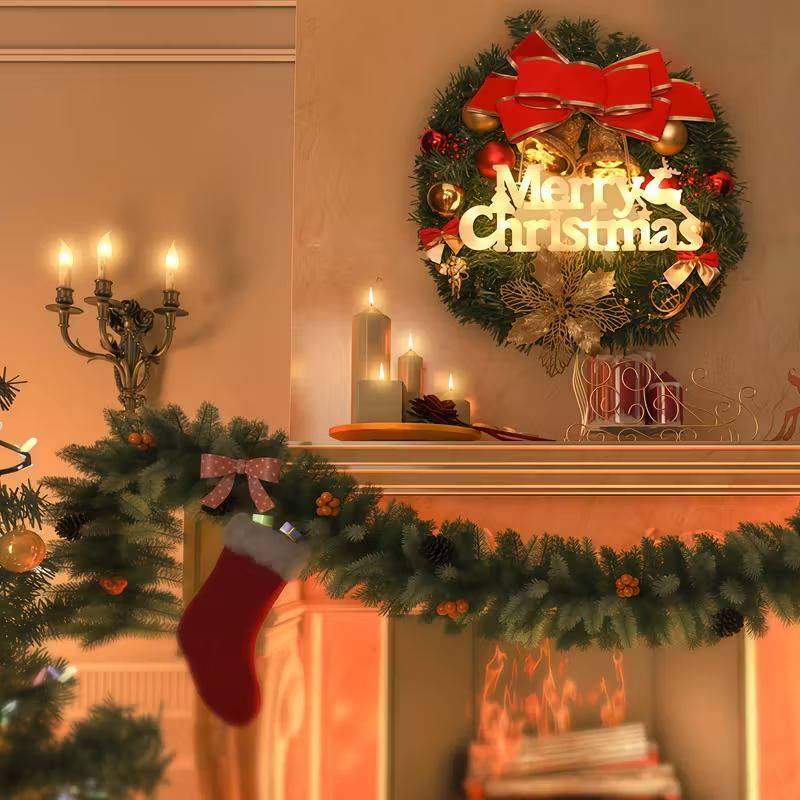 LED "Merry Christmas" Light-Up Sign